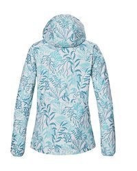 hellblaue Jacke mit Blumenmuster von Killtec