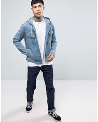 hellblaue Jacke von Asos