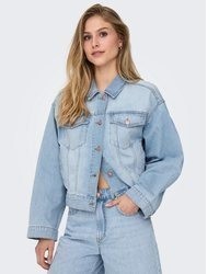 hellblaue Jacke von Only
