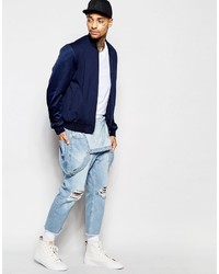 hellblaue Jeans Latzhose von Asos