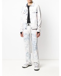 hellblaue Jeans mit Acid-Waschung von Off-White