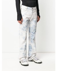 hellblaue Jeans mit Acid-Waschung von Off-White