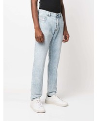 hellblaue Jeans mit Acid-Waschung von Diesel