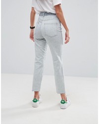 hellblaue Jeans mit Acid-Waschung von Asos