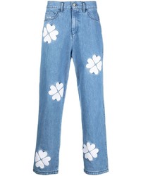 hellblaue Jeans mit Blumenmuster von ARTE