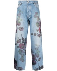 hellblaue Jeans mit Blumenmuster von Eytys