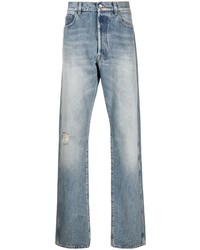 hellblaue Jeans mit Destroyed-Effekten von 1989 STUDIO