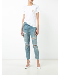 hellblaue Jeans mit Destroyed-Effekten von Grlfrnd