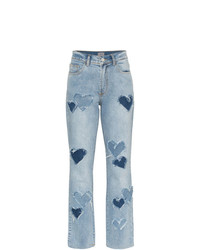 hellblaue Jeans mit Destroyed-Effekten von Ashley Williams