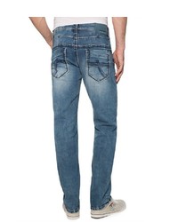 hellblaue Jeans mit Destroyed-Effekten von Camp David