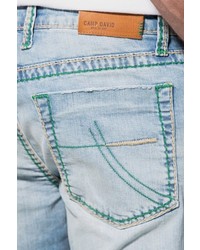 hellblaue Jeans mit Destroyed-Effekten von Camp David