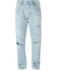 hellblaue Jeans mit Destroyed-Effekten von Citizens of Humanity