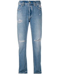 hellblaue Jeans mit Destroyed-Effekten von Cycle