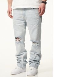 hellblaue Jeans mit Destroyed-Effekten von DAILY COTTON