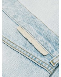 hellblaue Jeans mit Destroyed-Effekten von Stella McCartney