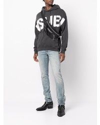 hellblaue Jeans mit Destroyed-Effekten von Ksubi