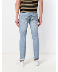 hellblaue Jeans mit Destroyed-Effekten von Dondup