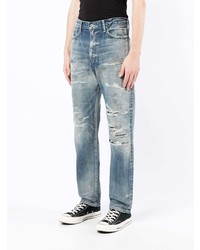 hellblaue Jeans mit Destroyed-Effekten von Neighborhood