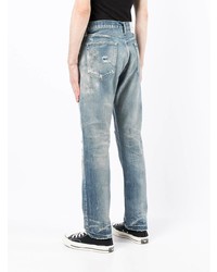 hellblaue Jeans mit Destroyed-Effekten von Neighborhood