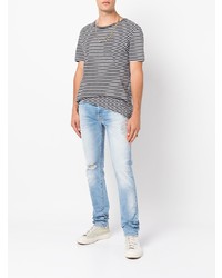 hellblaue Jeans mit Destroyed-Effekten von Bossi Sportswear