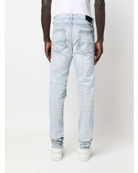 hellblaue Jeans mit Destroyed-Effekten von Amiri