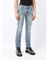 hellblaue Jeans mit Destroyed-Effekten von Dolce & Gabbana