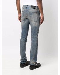 hellblaue Jeans mit Destroyed-Effekten von Paura