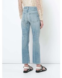 hellblaue Jeans mit Destroyed-Effekten von Brock Collection