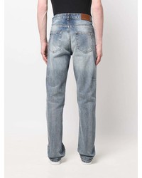 hellblaue Jeans mit Destroyed-Effekten von Flaneur Homme