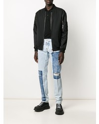 hellblaue Jeans mit Destroyed-Effekten von DSQUARED2