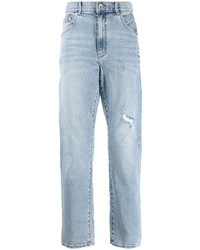 hellblaue Jeans mit Destroyed-Effekten von FIVE CM