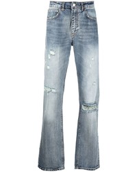 hellblaue Jeans mit Destroyed-Effekten von Flaneur Homme