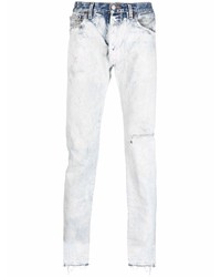 hellblaue Jeans mit Destroyed-Effekten von GALLERY DEPT.