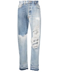 hellblaue Jeans mit Destroyed-Effekten von GALLERY DEPT.