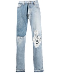 hellblaue Jeans mit Destroyed-Effekten von GALLERY DEPT.