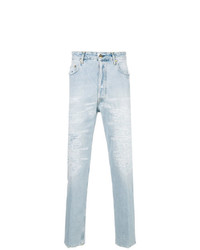 hellblaue Jeans mit Destroyed-Effekten von Golden Goose Deluxe Brand