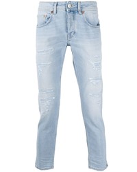 hellblaue Jeans mit Destroyed-Effekten von Haikure
