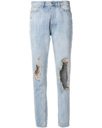 hellblaue Jeans mit Destroyed-Effekten von IRO