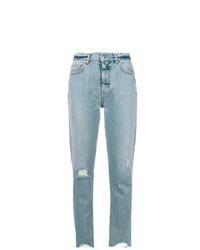 hellblaue Jeans mit Destroyed-Effekten von IRO