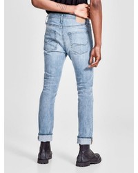 hellblaue Jeans mit Destroyed-Effekten von Jack & Jones