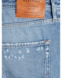 hellblaue Jeans mit Destroyed-Effekten von Jack & Jones