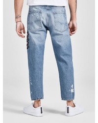 hellblaue Jeans mit Destroyed-Effekten von Jack & Jones