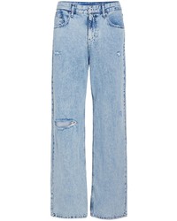 hellblaue Jeans mit Destroyed-Effekten von KARL LAGERFELD JEANS