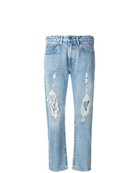 hellblaue Jeans mit Destroyed-Effekten von Levi's Made & Crafted