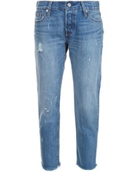 hellblaue Jeans mit Destroyed-Effekten von Levi's