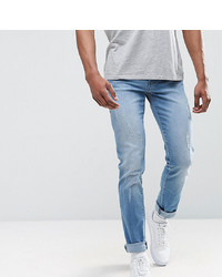 hellblaue Jeans mit Destroyed-Effekten von LOYALTY & FAITH