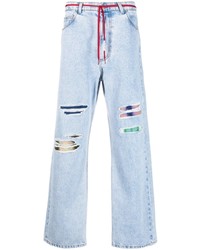 hellblaue Jeans mit Destroyed-Effekten von Marni