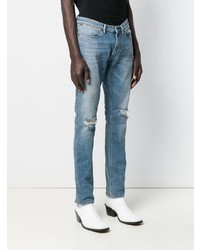 hellblaue Jeans mit Destroyed-Effekten von Acne Studios