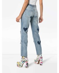 hellblaue Jeans mit Destroyed-Effekten von Ashley Williams