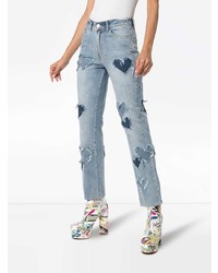 hellblaue Jeans mit Destroyed-Effekten von Ashley Williams